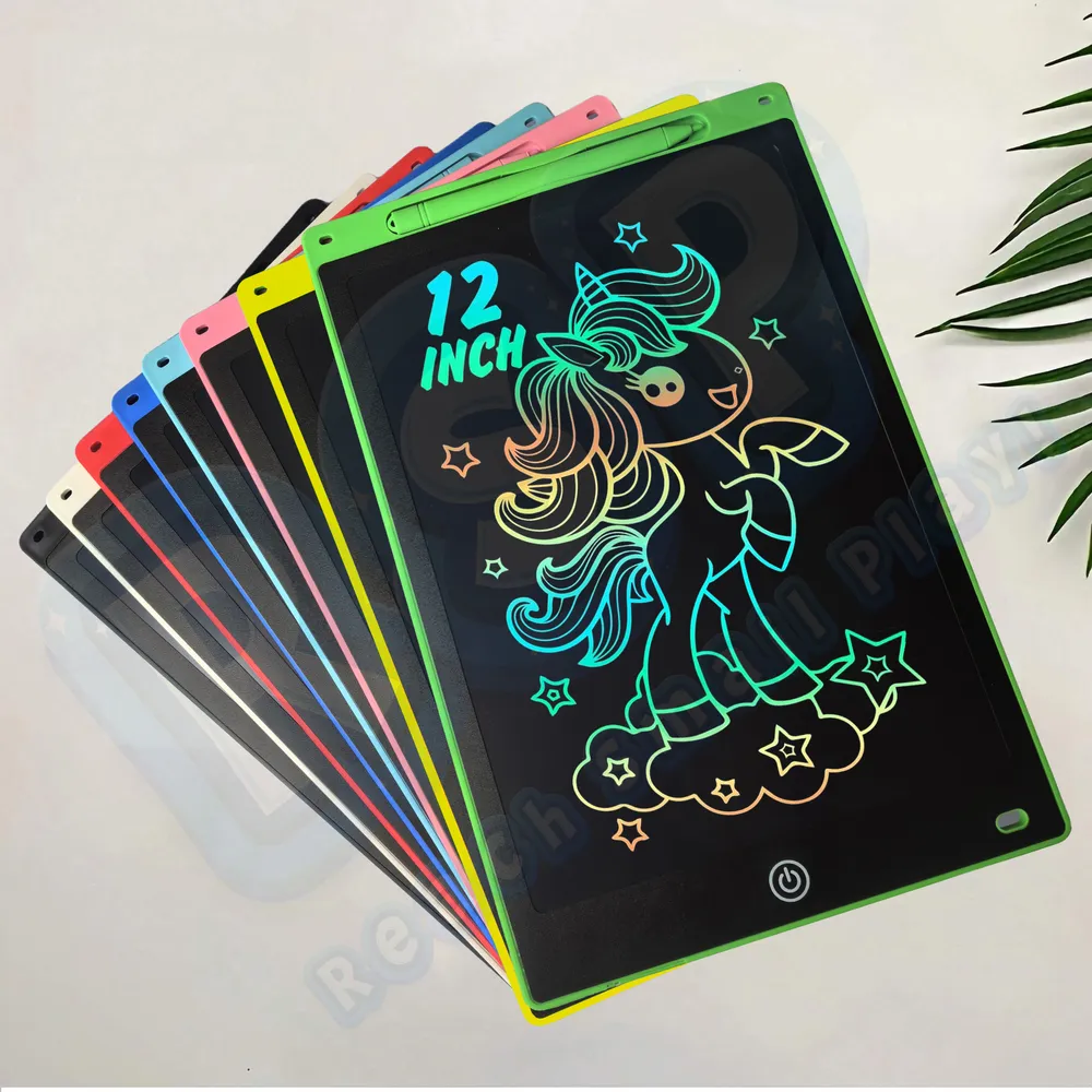 12 pouces LCD écriture dessin tablette Doodle conseil numérique graphique Table écriture tampons jouet dessin tablette enfants tableau cadeaux