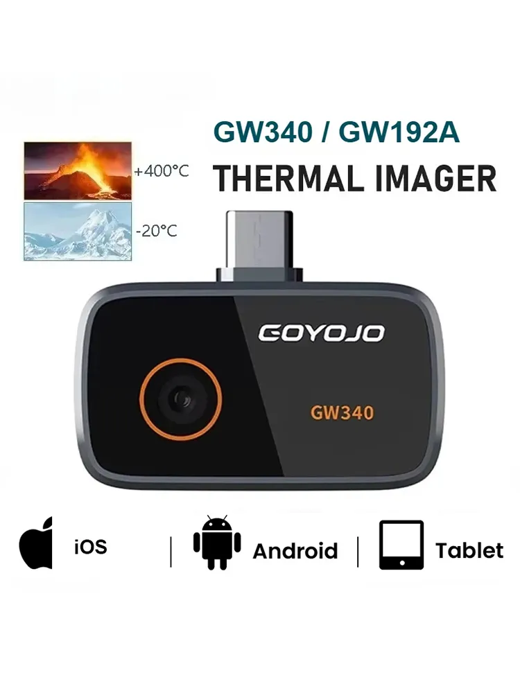 Caméra thermique pour smartphone GW340 GW192A ios & Android Type-C, pr
