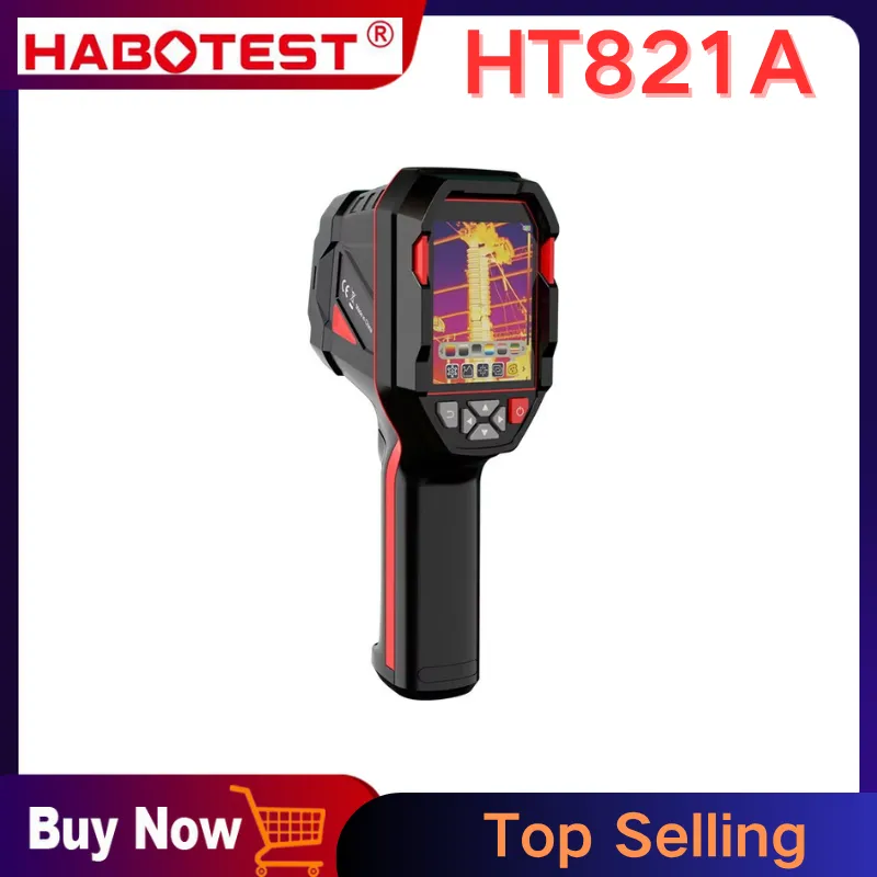 Caméra thermique rechargeable HABOTEST HT821A -20 ℃ ~550 ℃ Imagerie th