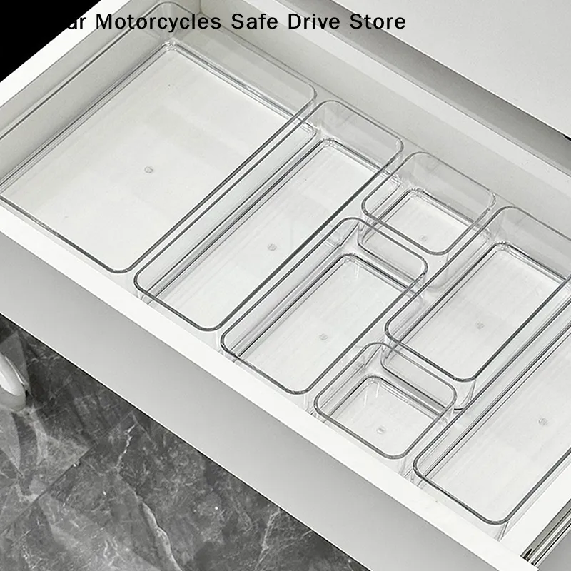 【CM】Organisateur de tiroir empilable en acrylique avec plateaux à divi