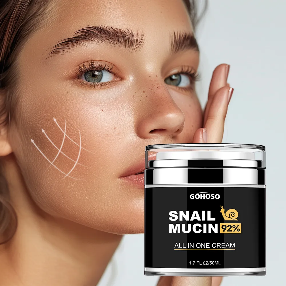 Crème Visage Mucus Escargot ENVISHA Raffermissante Blanchissante Anti-Âge