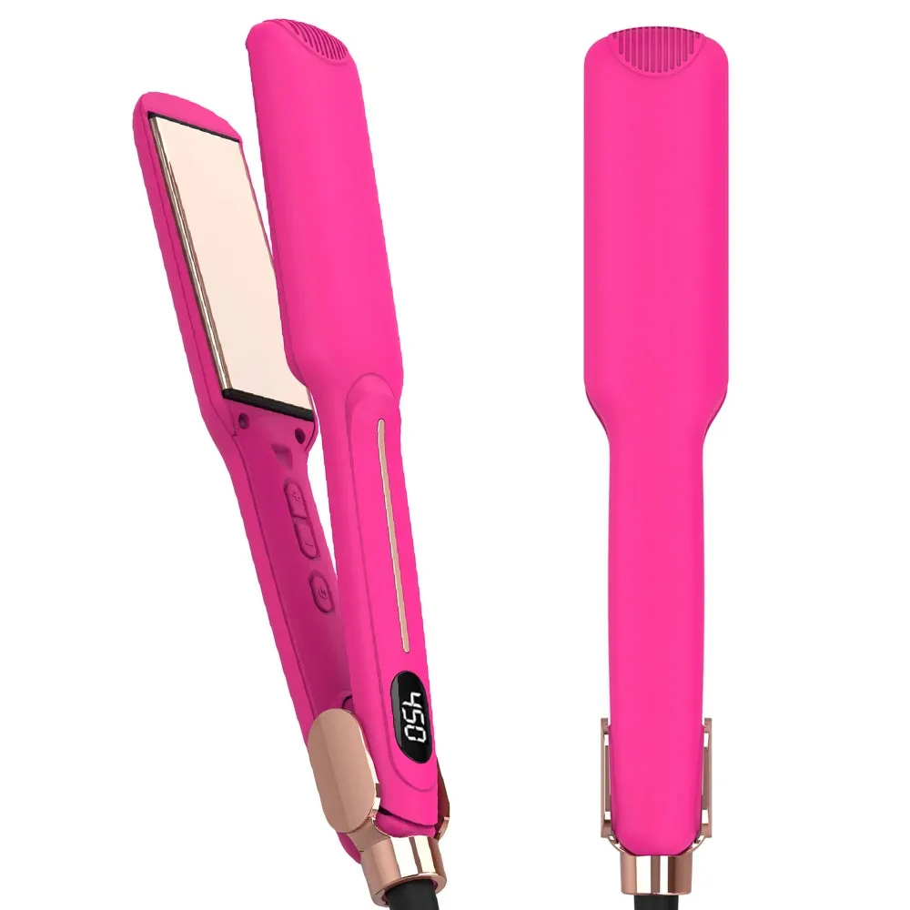 Lisseur infrarouge 450℉ titanium 2 en 1, chauffage rapide 30s