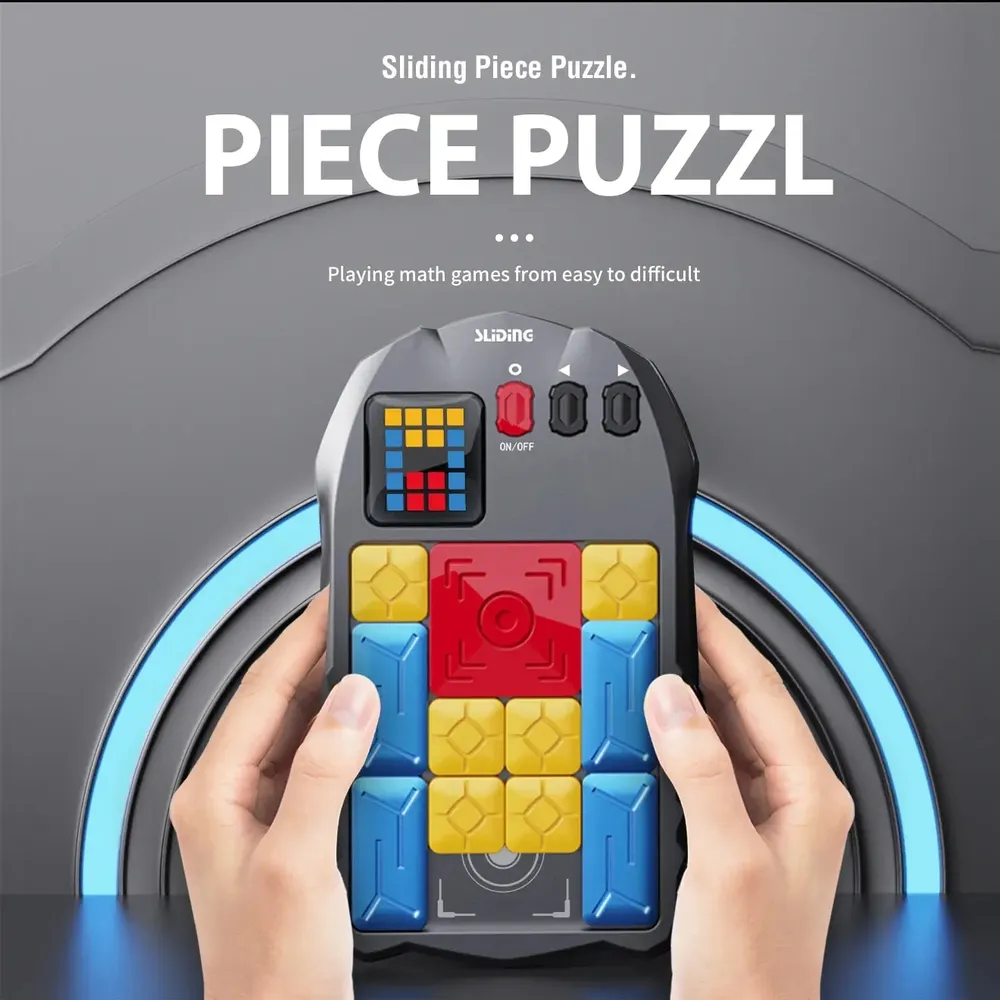 Huarong Road bloc d'aspiration magnétique Puzzle coulissant Puzzle pour enfants formation à la réflexion logique jeu de société brûlant le cerveau jouets