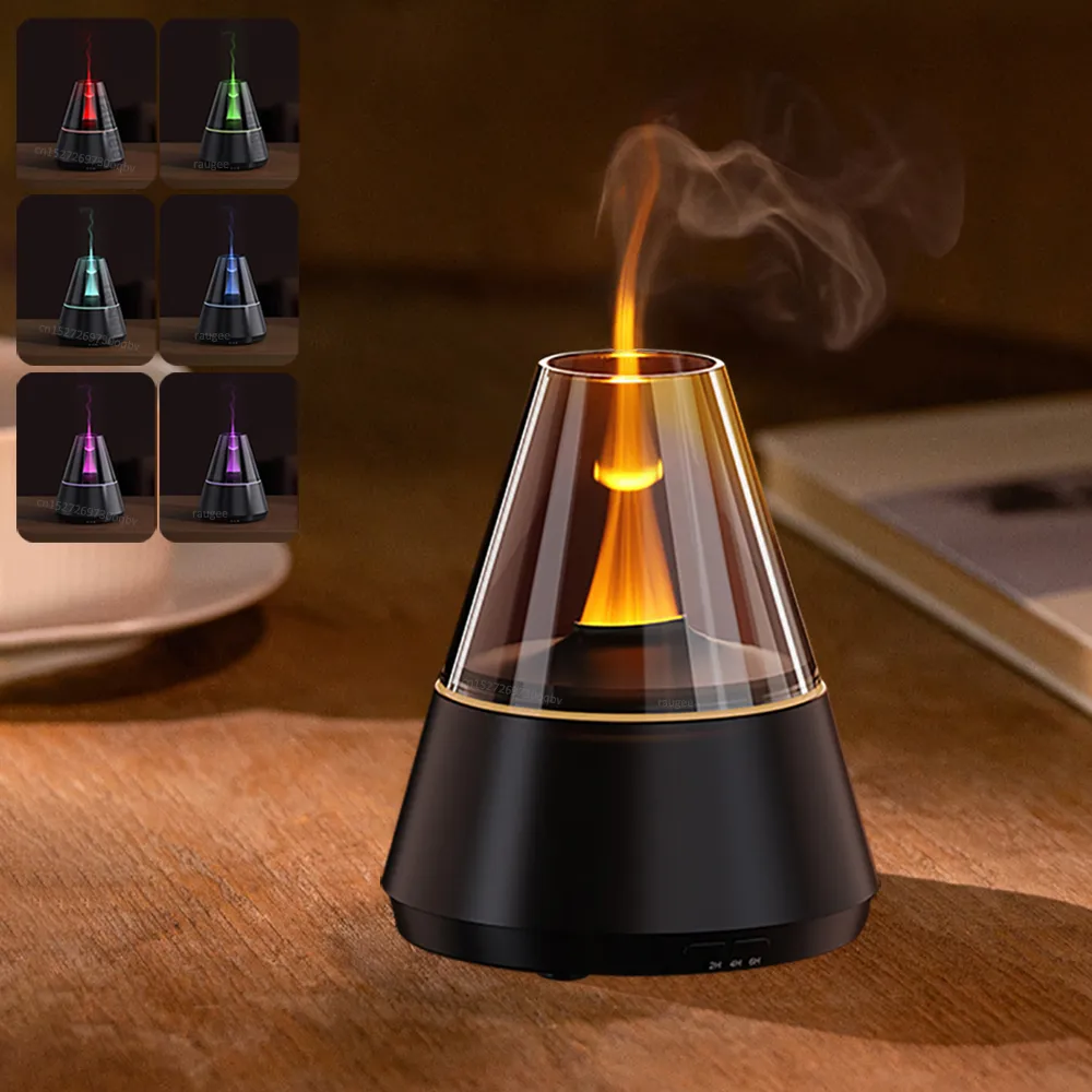 Humidificateur de flamme diffuseur d'huile essentielle humidificateur 