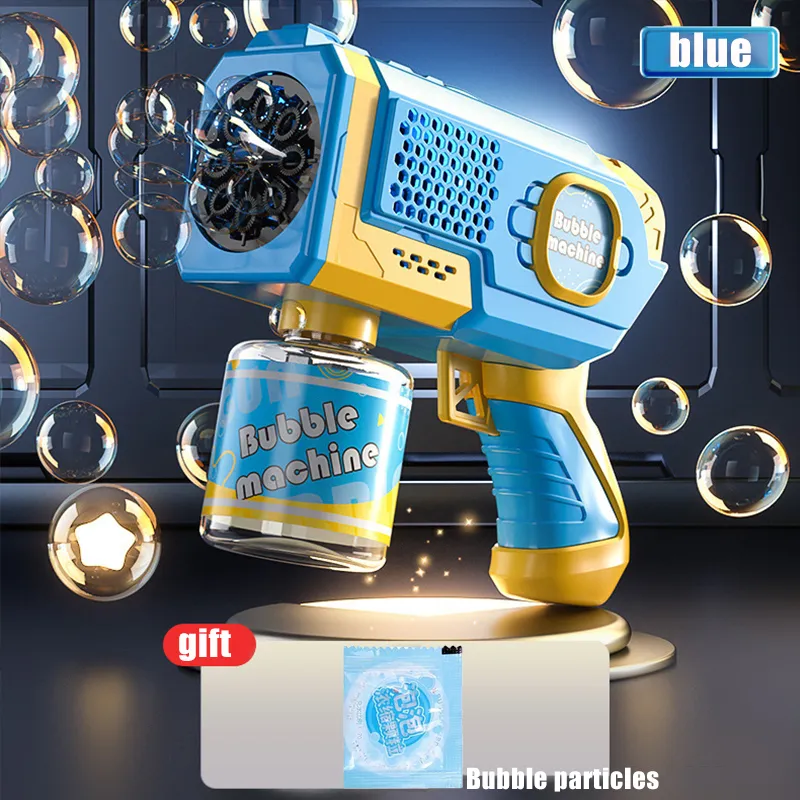 Machine à bulles électrique automatique, pistolet à bulles, plage d'été, jeux de plein air, jouet fantaisie pour enfants