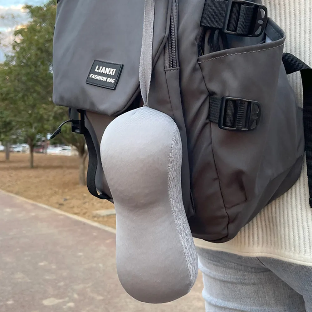Mini oreiller cervical Portable en forme de U, oreiller de voyage pour