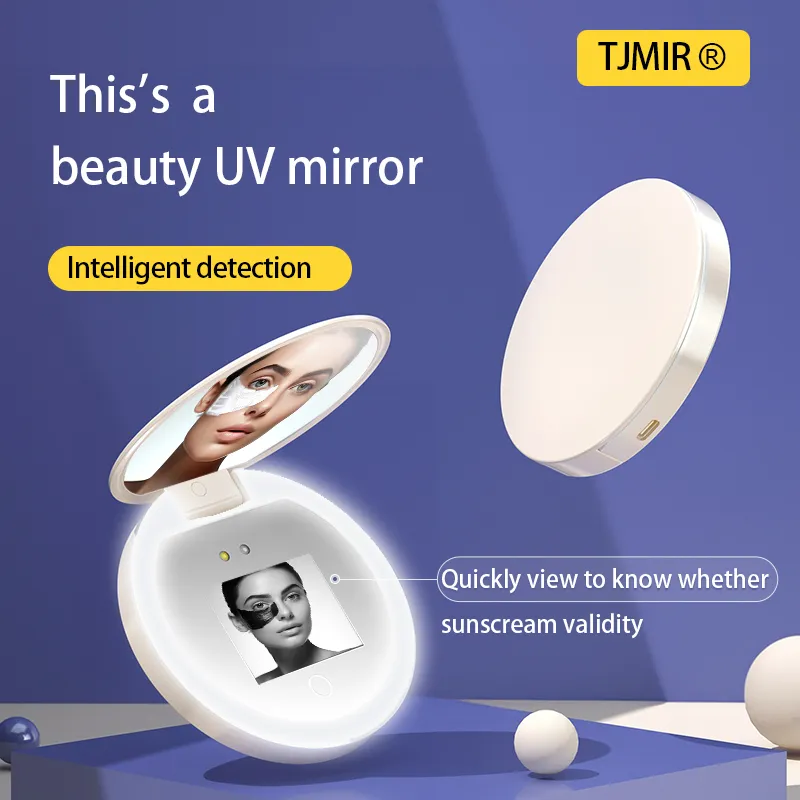 Miroir de maquillage intelligent UV TJMIR avec détection de la protect