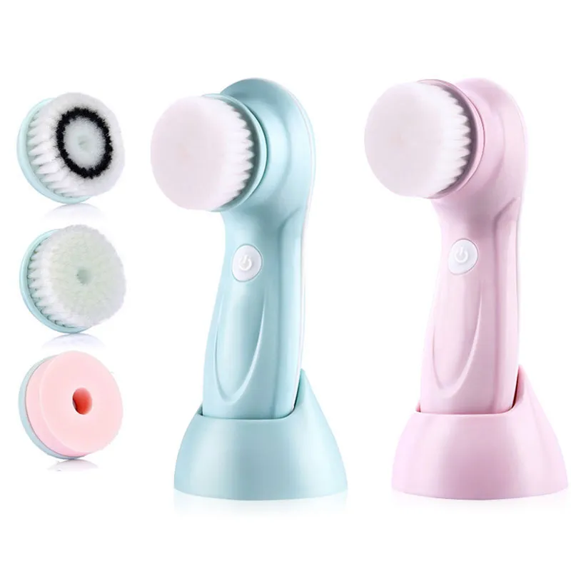 Nettoyeur Facial électrique 3 en 1, brosse de nettoyage du visage, Mac