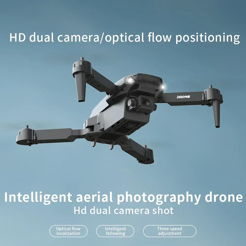 Nouveau drone RC E88 Pro 4K 1080P avec double caméra HD grand angle, quadricoptère pliable, WiFi FPV, maintien d'altitude