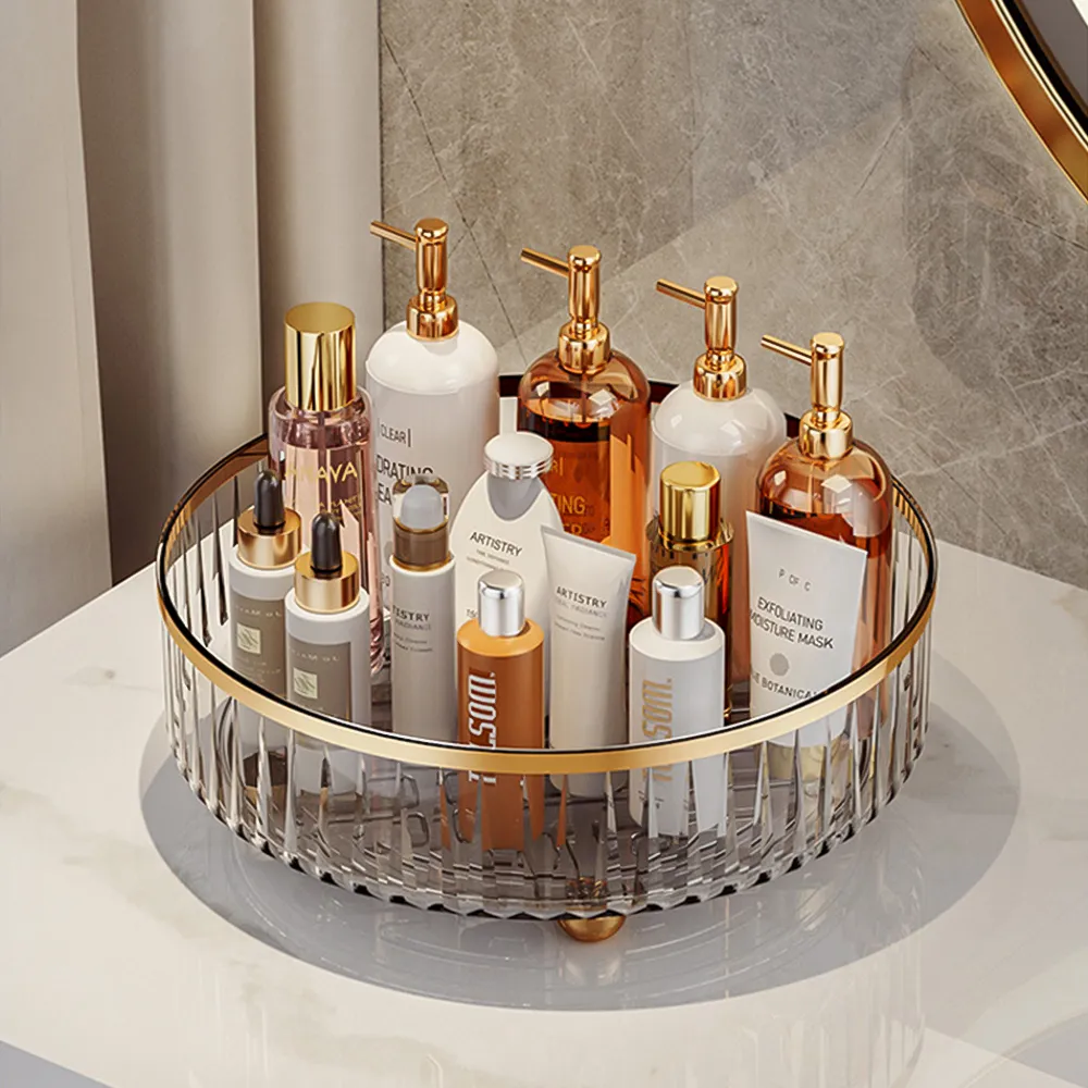 Organisateur de parfum rotatif à 1/2 couches pour commode, organisateu