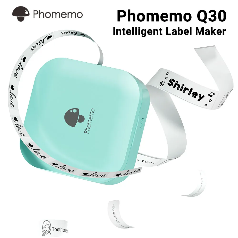 Phomemo Q30 imprimante d'étiquettes autocollantes sans fil imprimante 