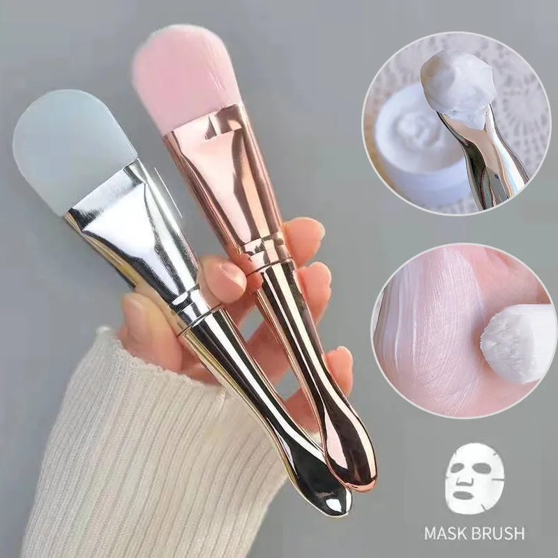 Pinceaux applicateurs de masque Facial, brosse de maquillage à Double 