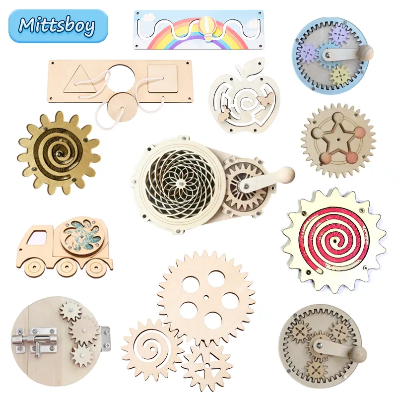Planche d'activité pour enfants, Puzzle à monter soi-même, accessoires de jouets, interrupteurs de minuterie de lumière d'œuf, jouet Puzzle pour enfants, compétences d'apprentissage Montessoris pour garçons