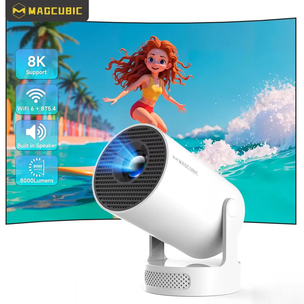 Projecteur Magcubic HY300 Pro+ 8K Wifi6 290ANSI Android 14 Double WIFI