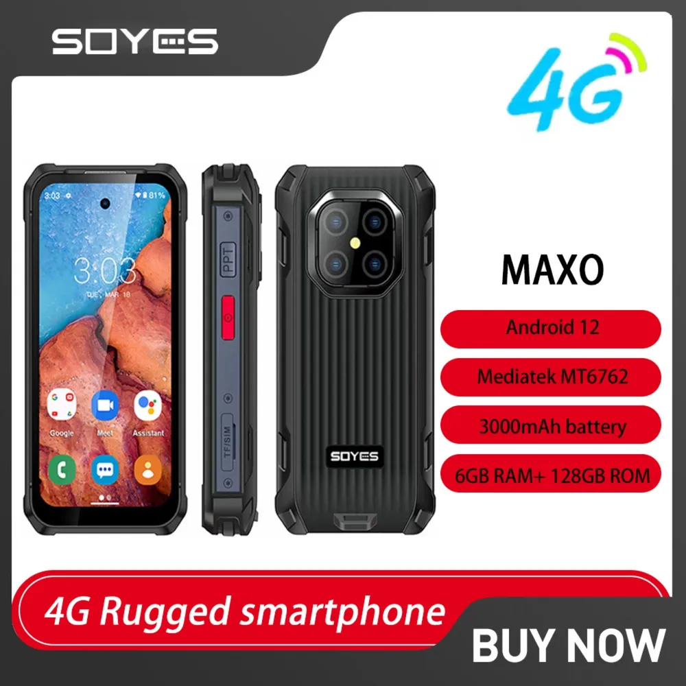 SOYES MAXo 4G Mini – Smartphone Android compact, reconnaissance faciale