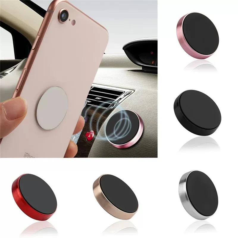 Support de téléphone magnétique pour voiture support de téléphone de voiture universel pour iPhone Xiaomi Huawei Samsung tableau de bord mural autocollant magnétique de voiture