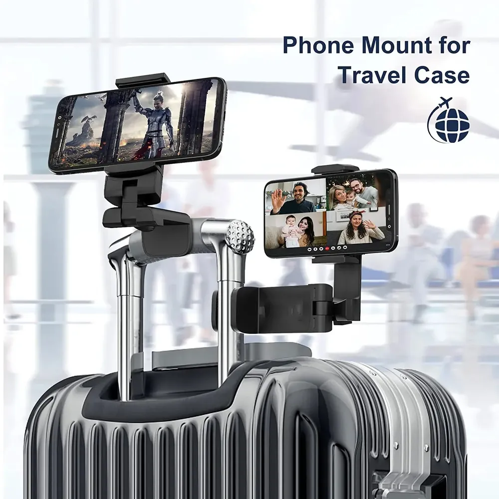 Support universel pliable rotatif à 360 degrés pour téléphone de voyag