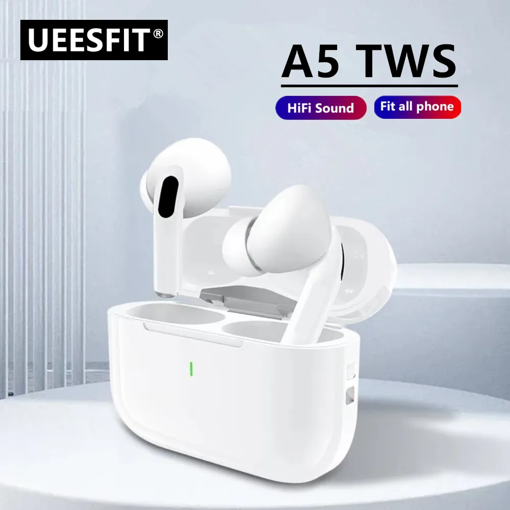 Écouteurs sans fil Bluetooth 5.3 UEESFIT A5 TWS HD HiFi avec micro