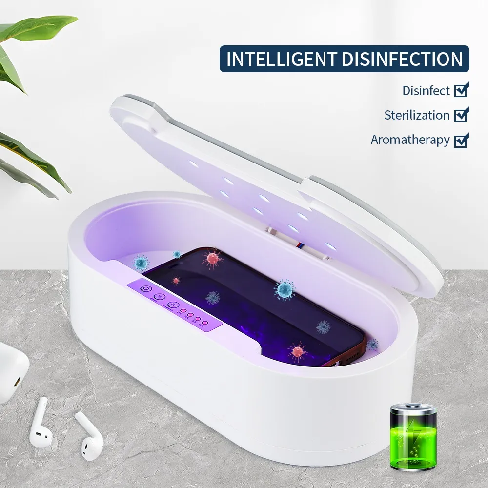 Boîte stérilisatrice UV avec aromathérapie pour ongles et bijoux